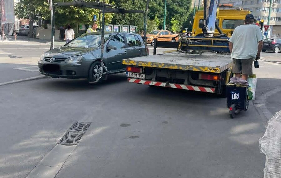 Parcările neregulamentare, printre cele mai reclamate fapte de către timișoreni – 21052 sancțiuni aplicate, 839 auto ridicate