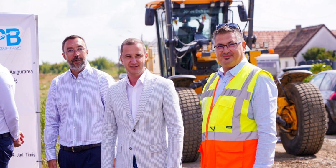 12 străzi din Gătaia intră în modernizare. CJ Timiș investește 7,4 milioane de lei