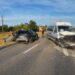 Accident mortal pe DJ 592, la Chevereșu Mare: un bărbat a murit după impactul dintre două mașini și un microbuz/Video