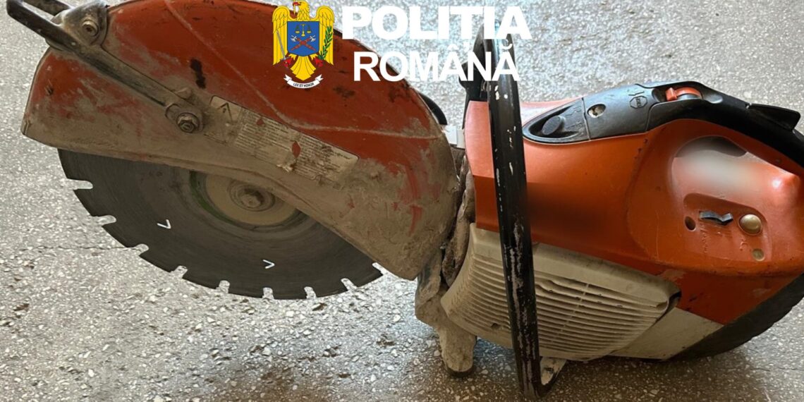 A furat un motofierăstrău de 4.000 de lei dintr-o autoutilitară, la Caransebeș. Suspectul, identificat rapid de polițiști