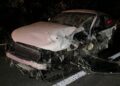 Accident cu cinci răniți pe DN 58, la Brebu. Două mașini s-au ciocnit, iar una s-a răsturnat în afara șoselei