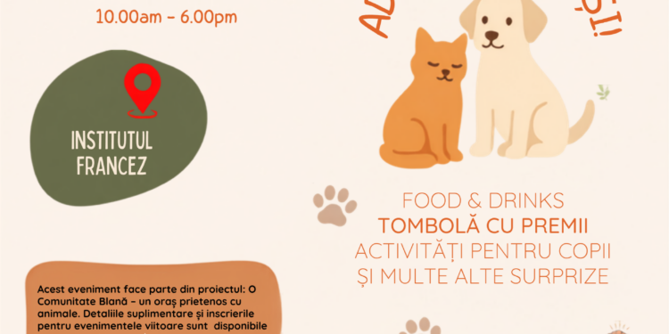 Colectivul Blană lansează „O Comunitate Blană – Oraș prietenos cu animalele”