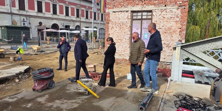 Când va putea fi redeschis Podul de Fier din Lugoj. Se lucrează și la rețeaua de apă de pe strada Unirii
