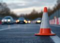 Lucrări de asfaltare pe timp de noapte în sensul giratoriu mic de pe Calea Buziașului. Traficul va fi deviat temporar pe contrasens