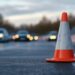 Lucrări de asfaltare pe timp de noapte în sensul giratoriu mic de pe Calea Buziașului. Traficul va fi deviat temporar pe contrasens