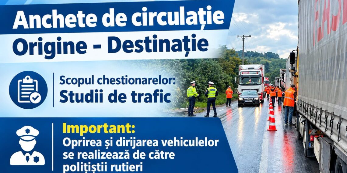 Anchete de trafic pe drumurile din vestul țării. Șoferii vor fi opriți pentru chestionare