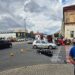 Accident pe strada Ștefan cel Mare din Timișoara. Motociclist rănit după impactul cu o mașină
