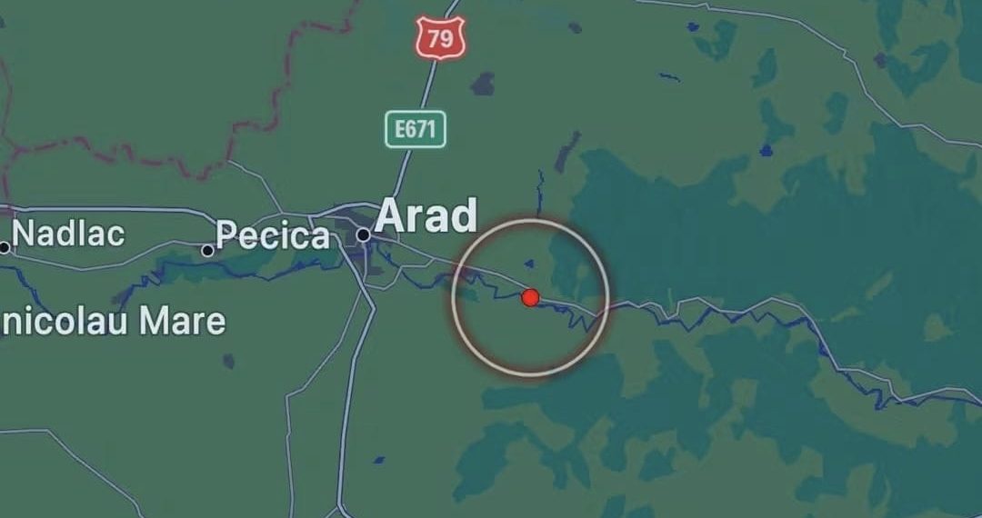 Cutremur în județul Arad, în zona localității Păuliș