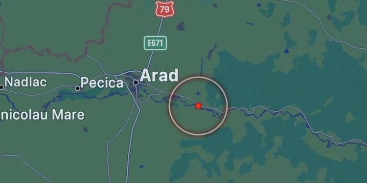 Cutremur în județul Arad, în zona localității Păuliș