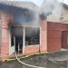 Incendiu la un magazin second-hand din Arad. Pompierii au scos o butelie din interiorul clădirii