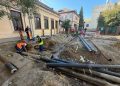 Regenerarea urbană din Traian avansează cu lucrări la rețeaua de termoficare din zona Pieței Romanilor